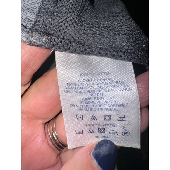 Lands End Traveler Parka Hooded Waterproof Utility Jacket Coat M Tan Outdoor - Picture 6 of 16